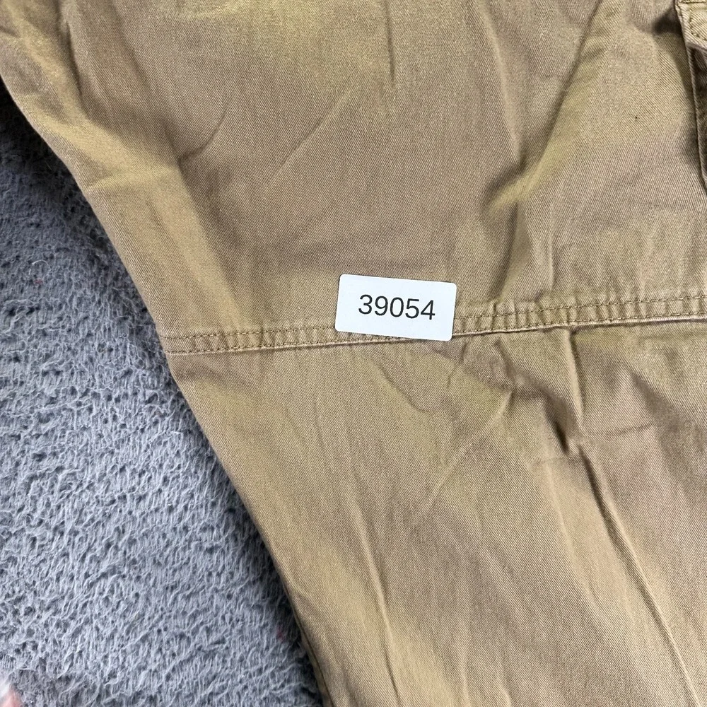 Wrangler Pant Mens 42x30 Brown Cotton Cargo Tapered Stretch‎ Workwear Utility